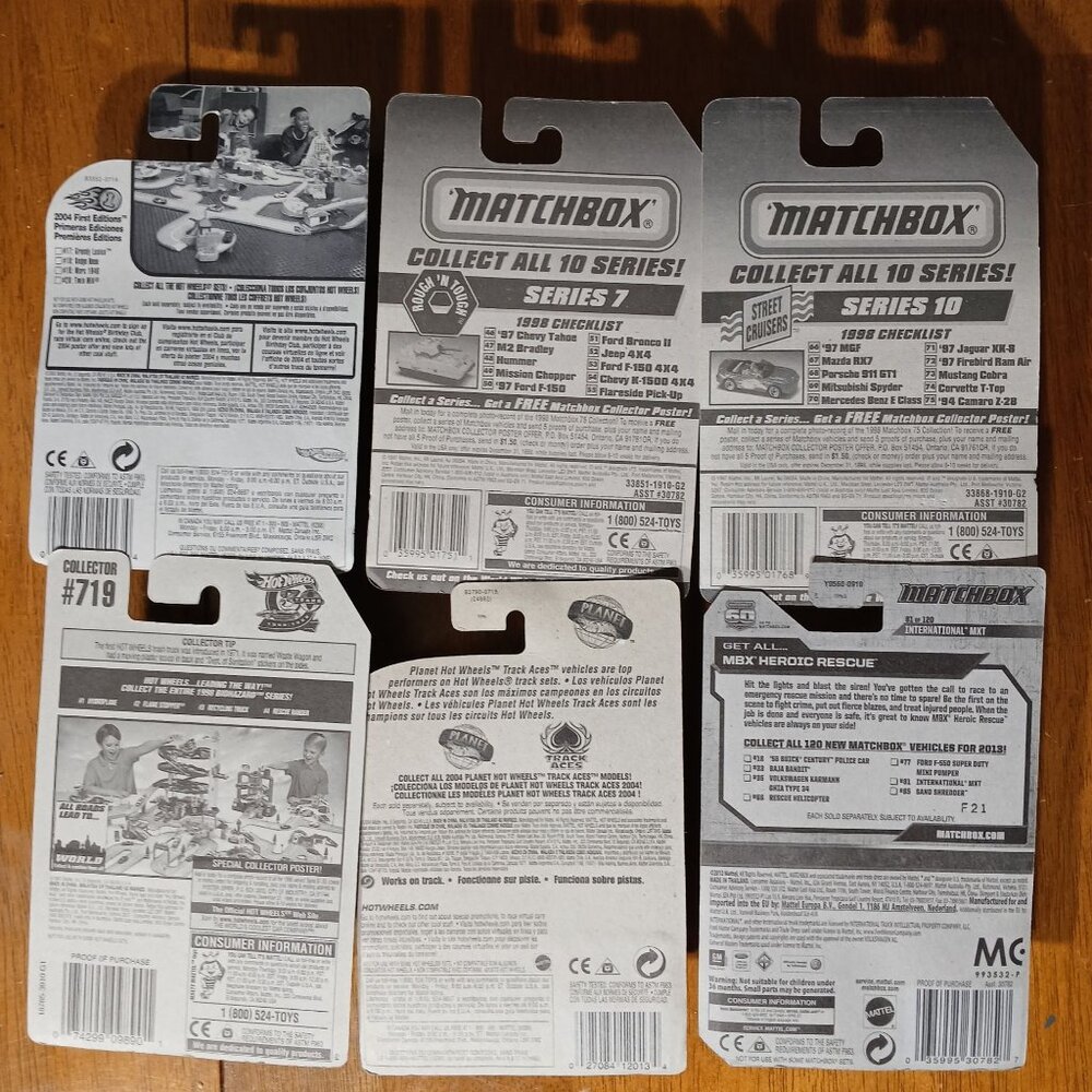 16 Hot Wheels & Matchbox Die-Cast Cars Vehicles Sealed In Packaging #WS-A - Picture 8 of 10